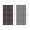 Mono 550W-590W-Bifacial-Transparentbacksheet